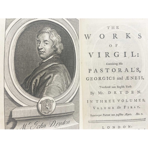 291 - Dryden, John, 1763, Works of Virgil; containing his Pastorals Georgics and Aeneis, in three volumes,... 