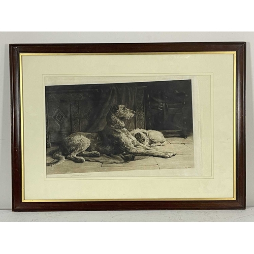 307 - Herbert Thomas Dicksee (British, 1862-1942), Patience, 1922, signed l.l., etching, published by Fros... 