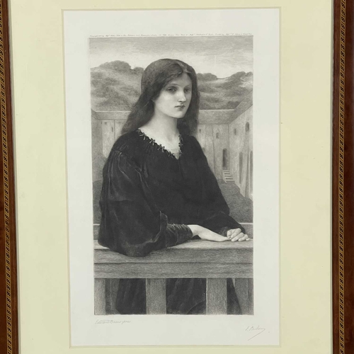 309 - Sir Edward Coley Burne-Jones A.R.A. (British, 1833-1898), 'Vespetina Quies', signed l.l., signed Emi... 