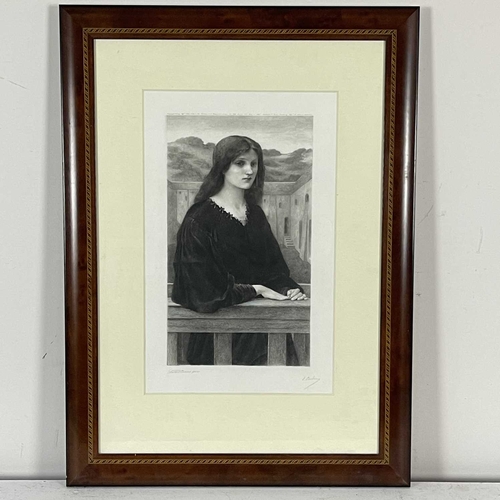 309 - Sir Edward Coley Burne-Jones A.R.A. (British, 1833-1898), 'Vespetina Quies', signed l.l., signed Emi... 