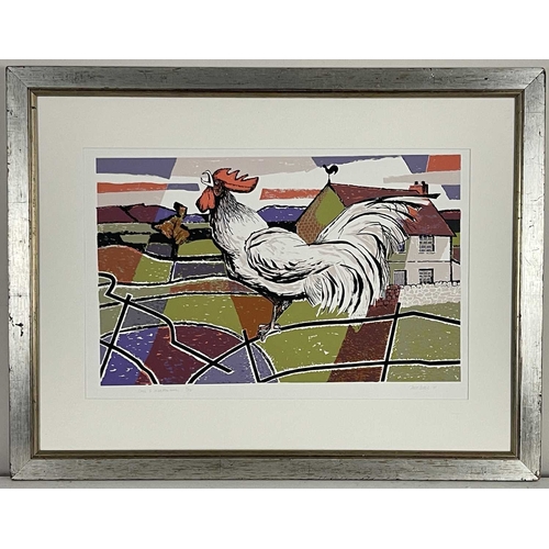 314 - David Bethel (British, 1923-c.2006), 'Cock and Weather Cock', signed and dated 1987 l.r., titled l.l... 