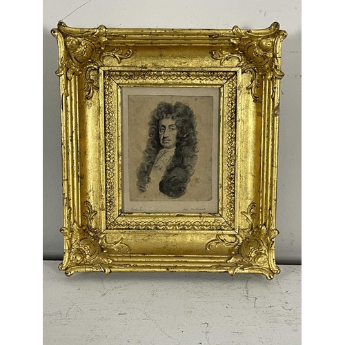 324 - Attributed to John Bulfinch (British, 1680-1720), portrait miniature of King Charles II after Ryley,... 