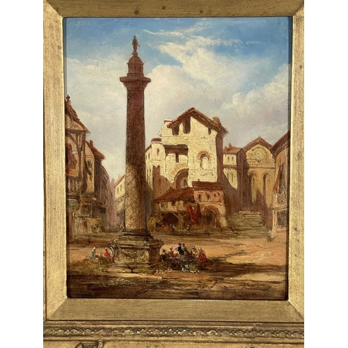 366 - William Clarkson Stanfield R.A. (British, 1793-1867), 'View of Continental Square', signed and dated... 