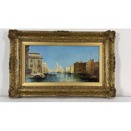 388 - William G. Meadows (British, act.1870-1895), Venetian Canal scenes, Santa Maria della Salute and gon... 