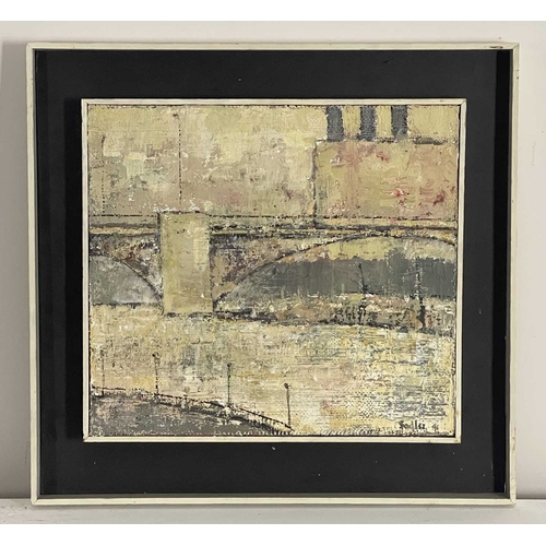 398 - Robert Sadler (British, 1909-2001), 'Bridge at Argenteuil, signed and dated 1996 l.r., titled verso... 