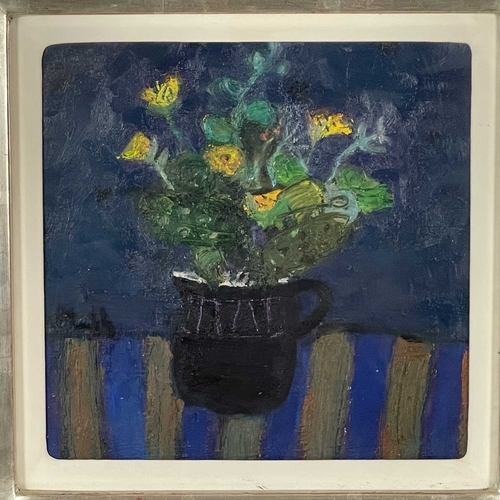 403 - Sandy Murphy R.S.W., R.G.I. (British, 1956), 'Black Jug & Stripes', signed l.l., titled verso, oil o... 