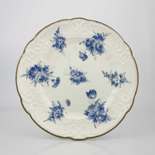 828 - William Billingsley for Nantgarw, a Welsh Lady Seaton service porcelain plate, circa 1818, monochrom... 