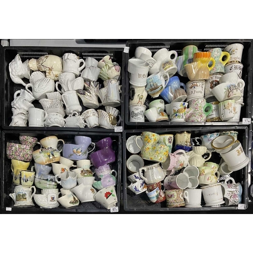67 - A quantity of English and continental shaving mugs, including Grimwade's, Shelley, Royal Winton, Uni... 