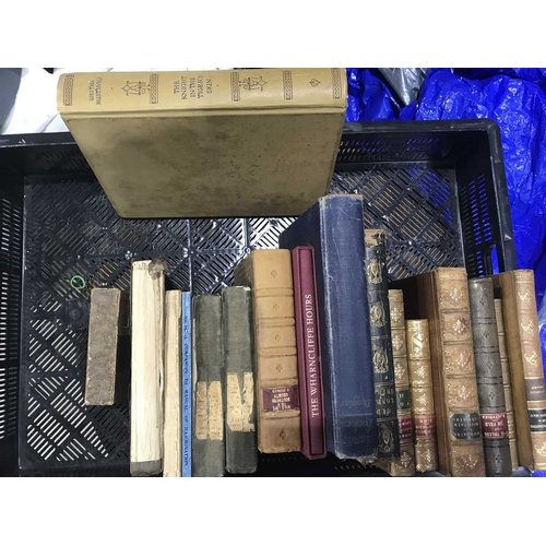 94A - A collection of leather bound and general interest book, including Shotha Rusthveli, Knight in the T... 