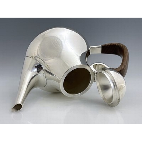 113 - Henning Koppel for George Jensen, a Danish Modernist silver coffee pot, model no.1017, designed 1952... 