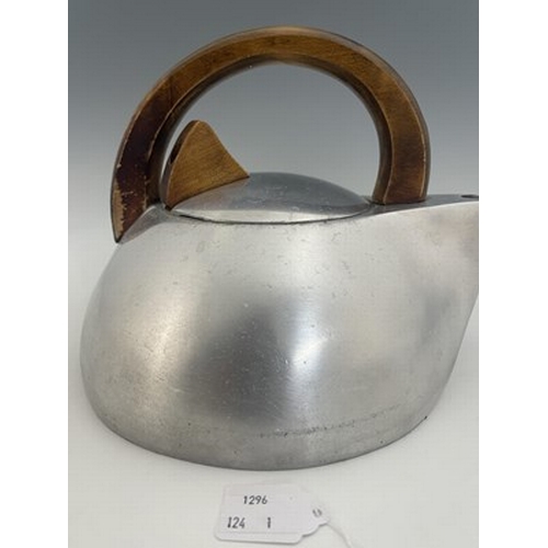 169 - Jean Picquot after John Gordon Rideout, a Picquot Ware aluminium alloy K3 kettle, designed 1938, dom... 