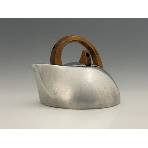 169 - Jean Picquot after John Gordon Rideout, a Picquot Ware aluminium alloy K3 kettle, designed 1938, dom... 