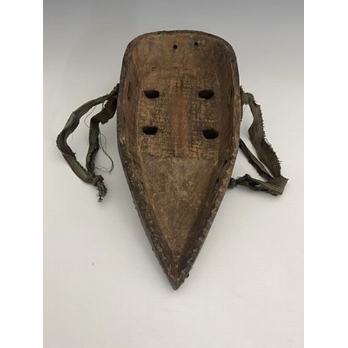 284 - Tribal Interest, Grebo Tribe, a 'Kru' bird mask, 46cm high