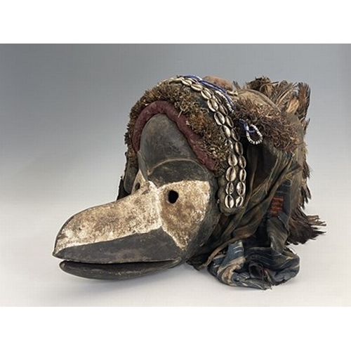 286 - Tribal Interest, Dan Tribe, a 'Gagon' headdress, 68cm long