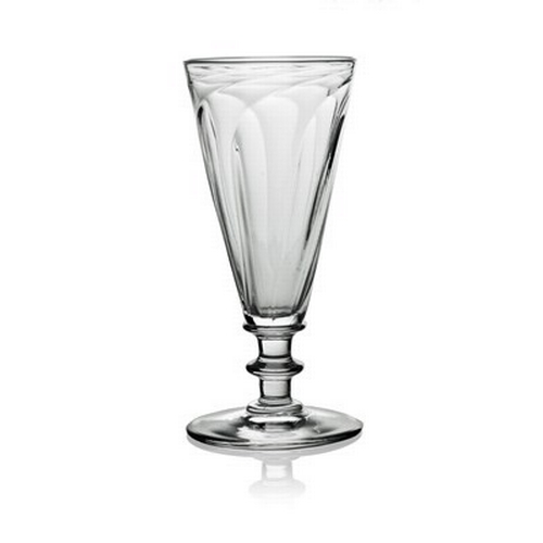 737 - Gordon Russell for Stevens and Williams, an Arts and Crafts Lygon wine glass, circa 1922, Writhen pa... 