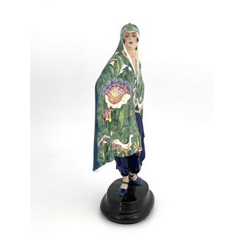 830 - Josef Lorenzl for Goldscheider, an Austrian Art Deco figure, Aida, model 5281, designed circa 1923, ... 