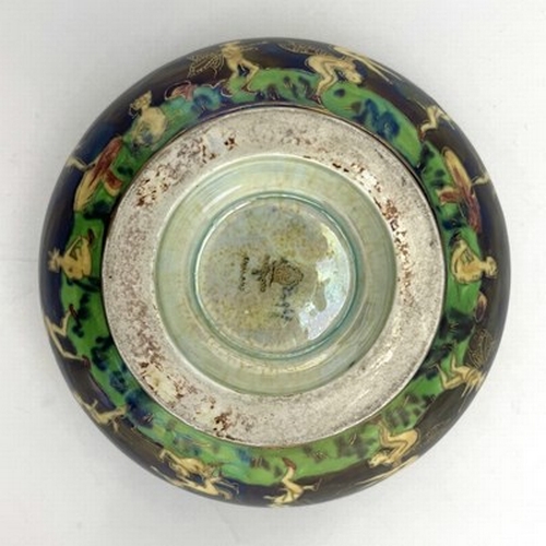 874 - Daisy Makeig-Jones for Wedgwood, a Fairyland lustre Empire bowl, Leapfrogging Elves, Z4968, with Elv... 