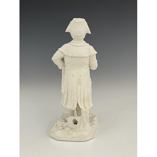 905A - A Royal Worcester bisque porcelain figure of Mr Bumble, from Oliver Twist, modelled in 18th century ... 