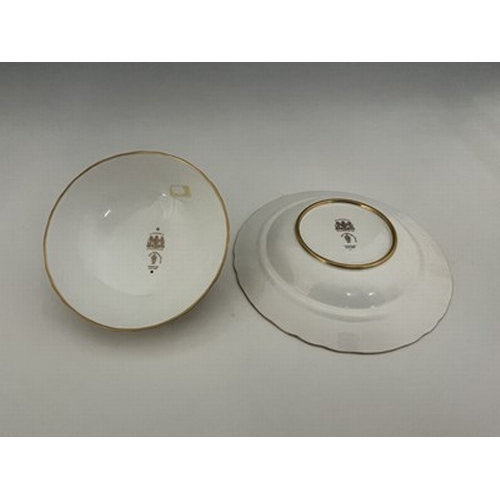 945 - Albert Gregory and George Darlington for Royal Crown Derby, a muffin dish and cover from the Judge G... 