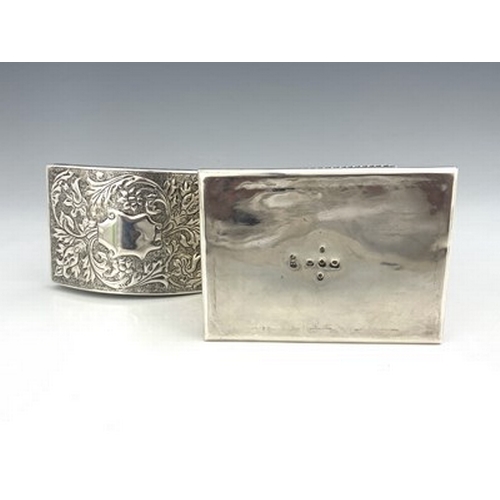 98 - John F Banks for Keswick School of Industrial Arts, an Arts and Crafts silver tea caddy, Birmingham ... 