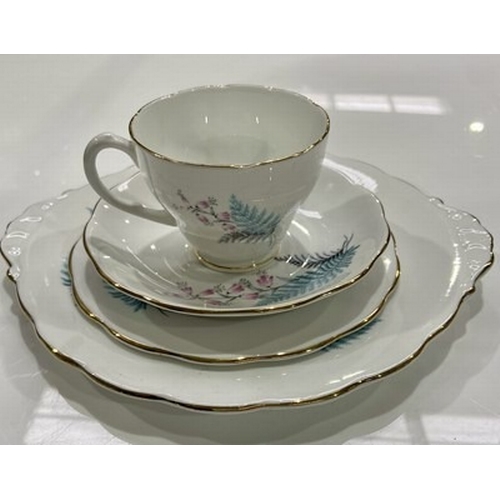 116 - A collection British ceramic tea sets and sundry china, including floral designs with gilding, a Sta... 