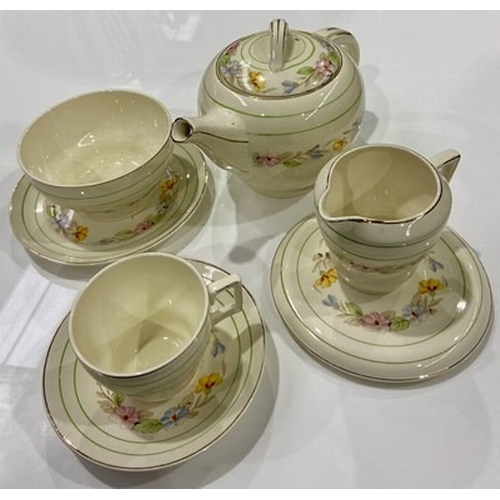 116 - A collection British ceramic tea sets and sundry china, including floral designs with gilding, a Sta... 