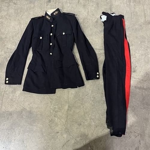 1A - A collection of Military apparel, to include two Royal Artillery battle dress jackets, two Royal Art... 