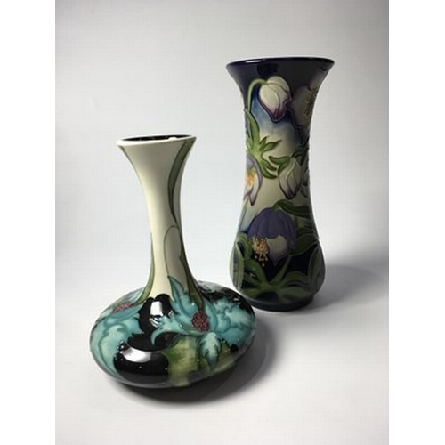 447 - Kerry Goodwin for Moorcroft, A Festive Friends Vase, baluster form, painted and impressed marks, tog... 