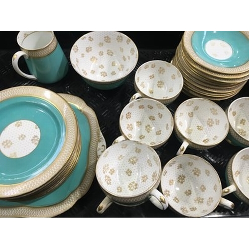 51 - A Collection of late Victorian British tea and dinner ware including a Palladin China part tea servi... 