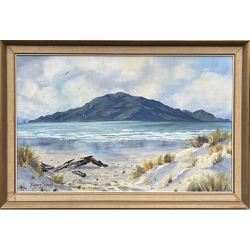 772 - Bernice Smart (New Zealander, 20th Century), Kapiti Island bird sanctuary just north of Wellington, ... 