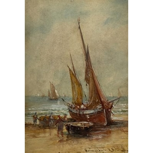 805 - Robert Malcolm Lloyd (British, 1855-1945), Gorleston, signed l.r., titled on the mount below, waterc... 