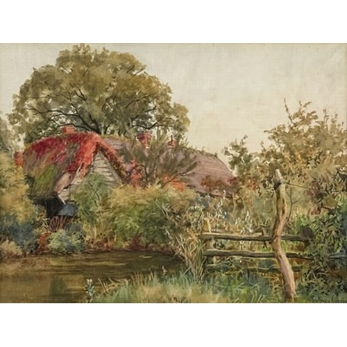 813 - Sidney Currie (British, act.1892-1930), Billesley Hall, Stratford, signed l.l., titled on mount belo... 