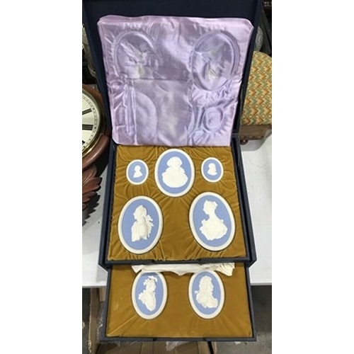 85 - A collection of Wedgwood Jasper portrait medallions, produced in a limited edition of 200 in associa... 