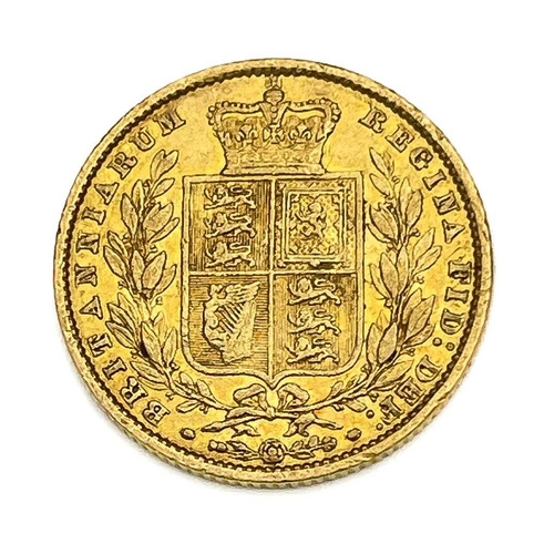 103 - Victoria, Sovereign, 1861. S3852D