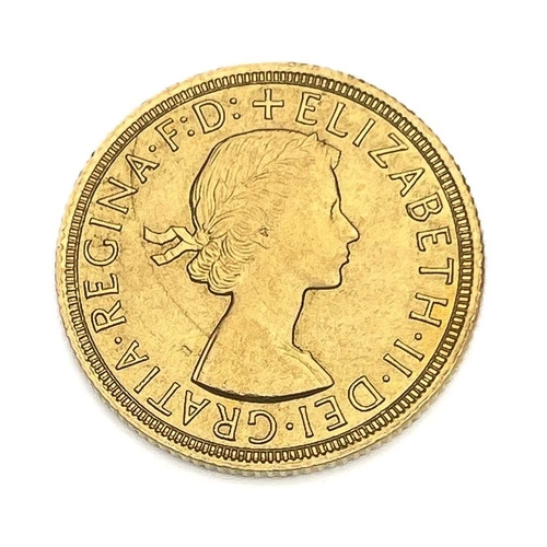 137 - Elizabeth II, Sovereign, 1958. S4125