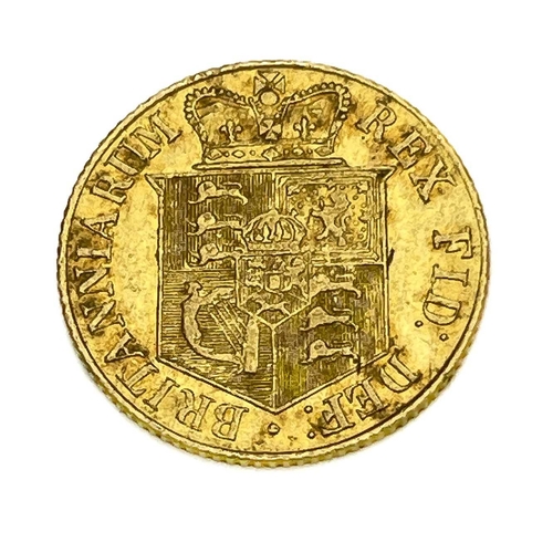 142 - George III, Half Sovereign, 1820, rare. S3786