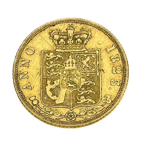 144 - George IV, Half Sovereign, 1825. S3803