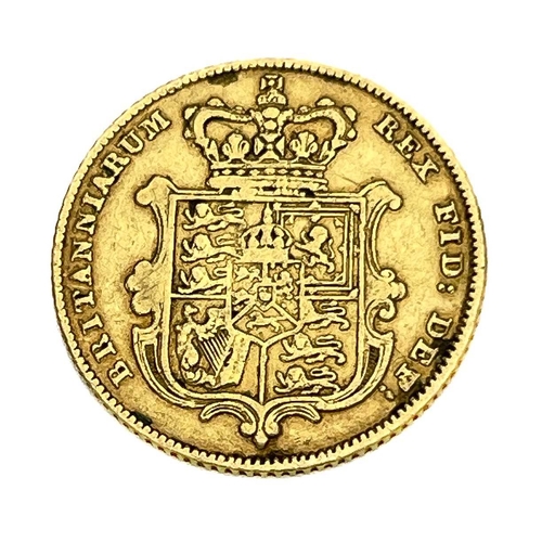 146 - George IV, Half Sovereign, 1828. S3804