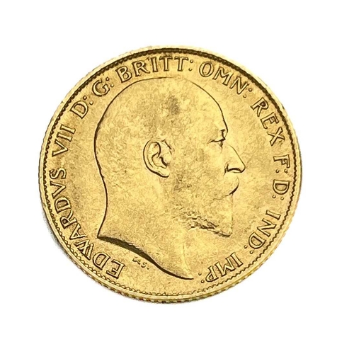 158 - Edward VII, Half Sovereigns, 1909 & 1910. S3974 (2)