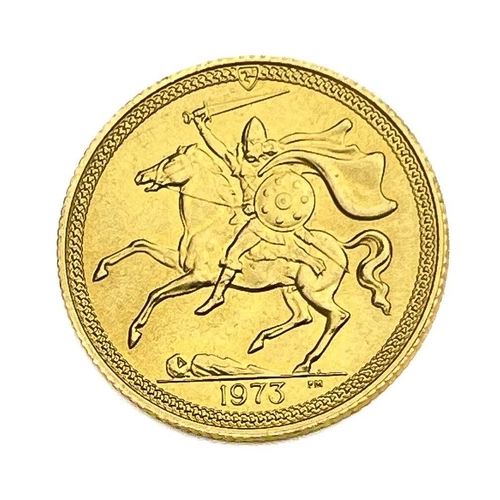 170 - Isle of Man, Elizabeth II, Sovereign, 1973