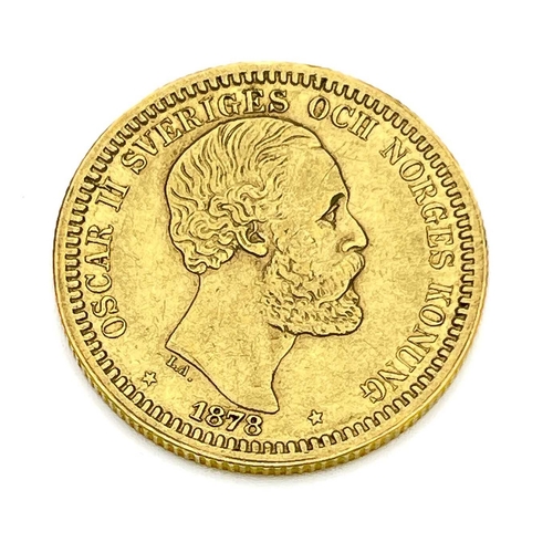 177 - Sweden/Norway, Oscar II, 20 Kronor