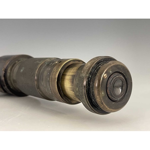 307 - A WWI Ross of London sighting telescope, blackened brass barrel with 'Change of Power' adjustment, N... 