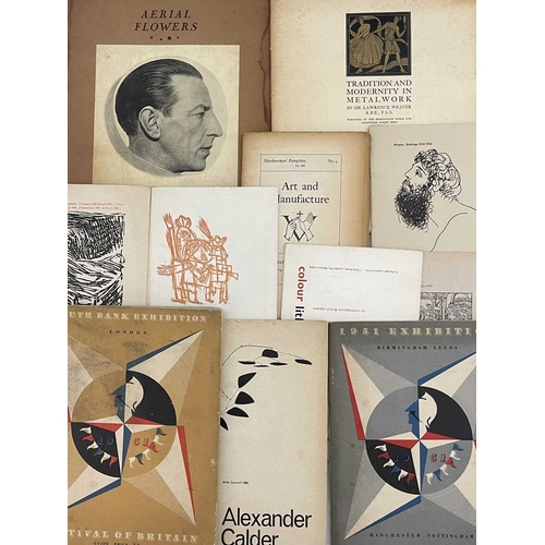 387 - Art & Design Exhibition catalogues and leaflets, including Picasso Etchings 1930-1936, St George's G... 