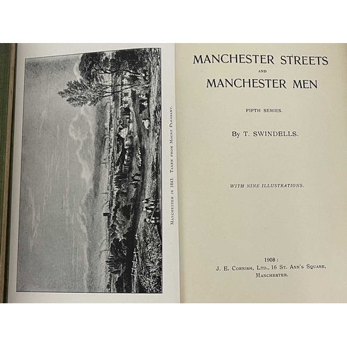 389 - Swindells, T (illustrator), 'Manchester Streets and Manchester Men', 1906-1908, five volumes, J.E. C... 