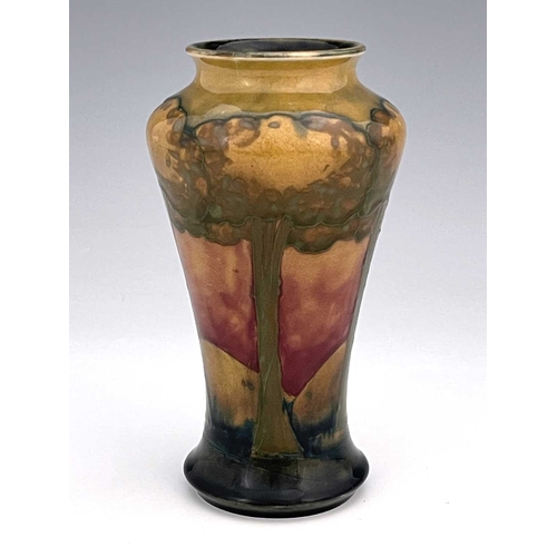 606 - William Moorcroft, an Eventide vase, circa 1925, slender inverse baluster form, impressed marks and ... 