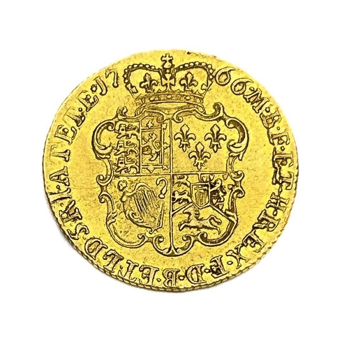 78 - Guinea, George III, 1766. S.3727