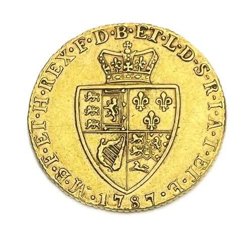 81 - Guinea, George III, 1787. S.3729