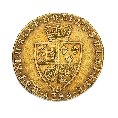 82 - Guinea, George III, 1789. S.3729