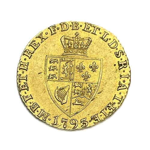 86 - Half Guinea, George III, 1793. S.3735