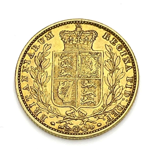 99 - Victoria, Sovereign, 1852. S3852C